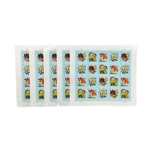 POSTCARD Stamps: Coral Reefs (U.S. 2019) Postcard Stamps 100 pcs - Not First-Class Forever Stamps