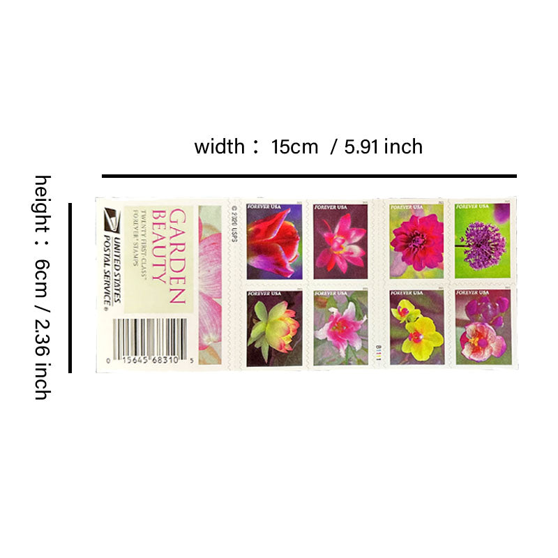 Garden Beauty (U.S. 2021) Forever Postage Stamps 100 pcs