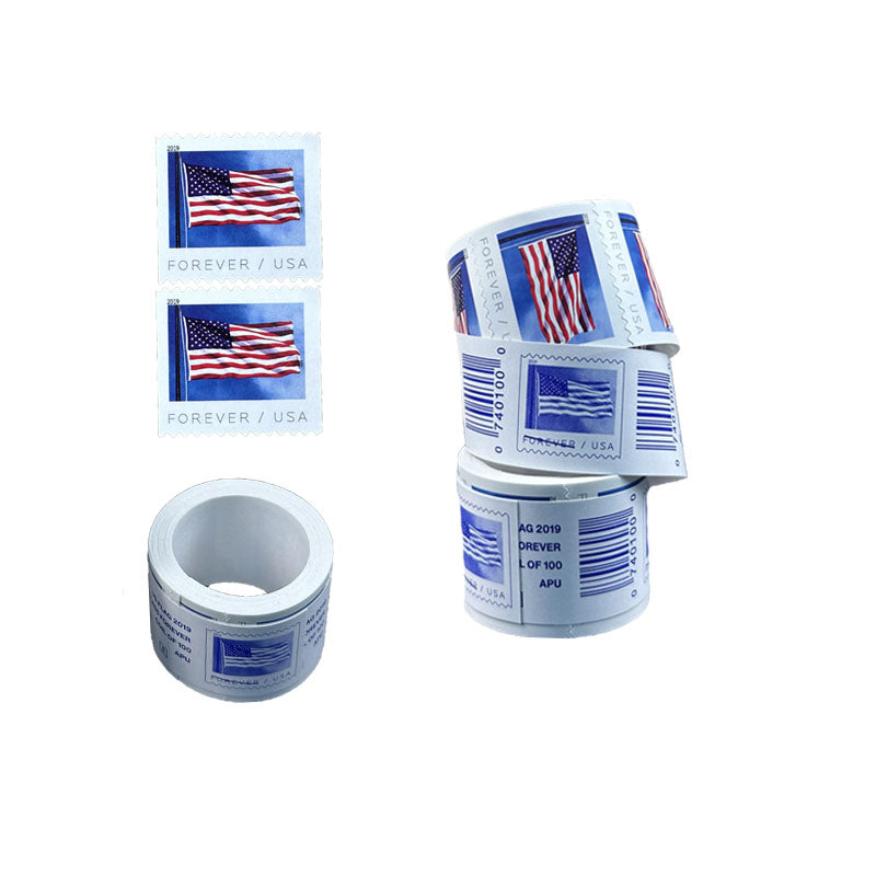 [ ROLLS ] 2019 U.S. FLAG FOREVER STAMPS