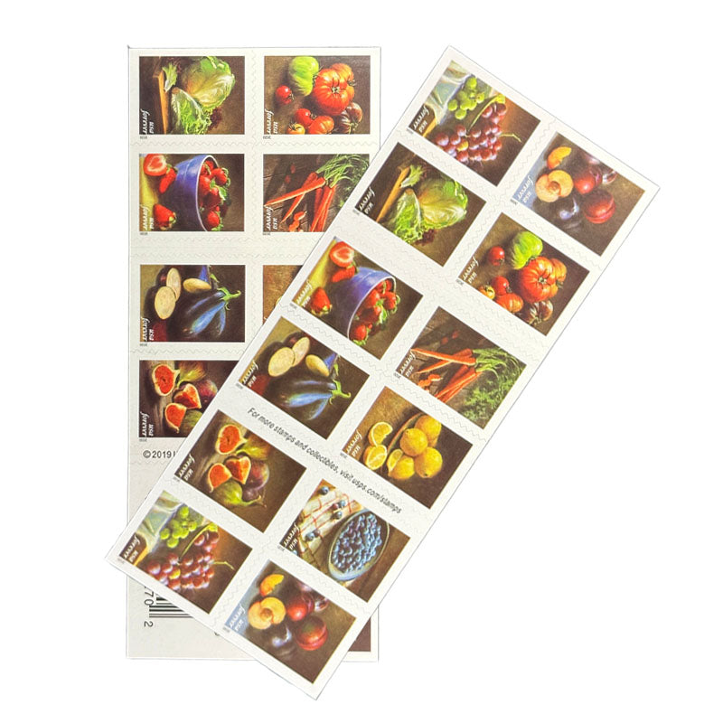 Fruits & Vegetables Stamps 2020 Forever Postage Stamps 100pcs