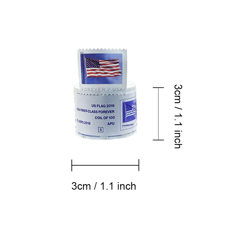 [ ROLLS ] 2019 U.S. FLAG FOREVER STAMPS