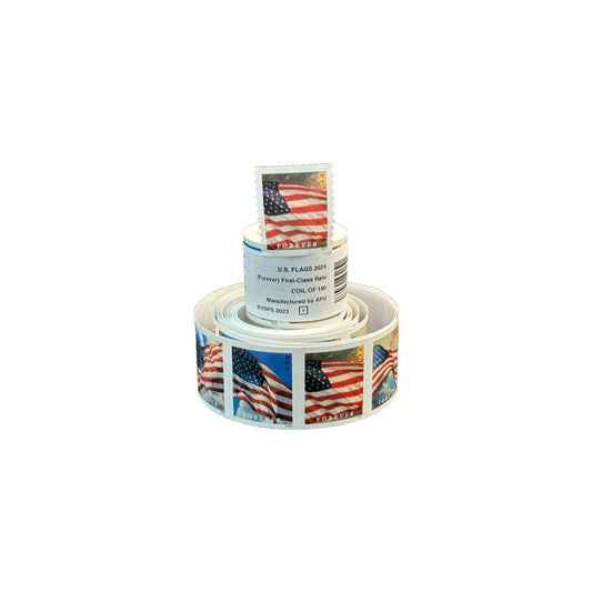 [ ROLLS ] 2024 U.S. FLAG FOREVER STAMP