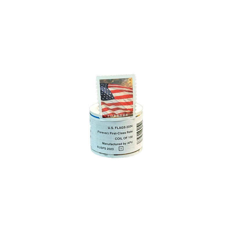 [ ROLLS ] 2024 U.S. FLAG FOREVER STAMP